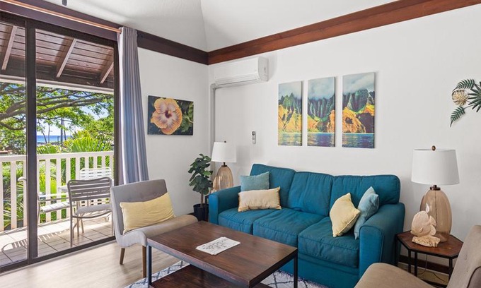 Poipu Apartment | Oceanview 1BR at Kiahuna Plantation Unit 170