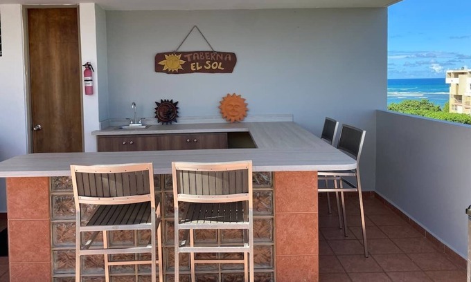 Puerto Nuevo Apartment | Oceanview Three-Level Penthouse with Roof Deck