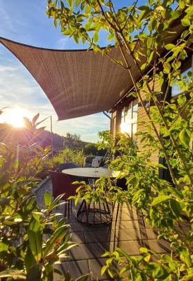 Reichelsheim House | Odenwald-Lodge mit Infrarotsauna und E-Ladestation im Naturpark Odenwald "Haus Himmelblau"