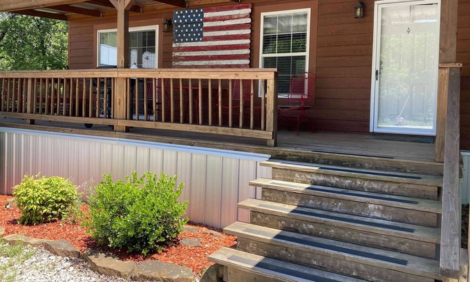 Okmulgee County Cabin | OK40 Ranch East Cabin in the Woods