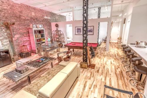 Old Montreal Apartment | Old Port Elegance and Designer Loft with PV Terrace
