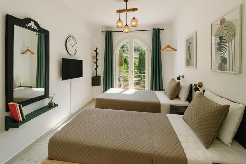 Vatos Apartment | Olive Studio ,Balcony with Mountain View, Kitchenette, 1km to Beach ,by likeyourhome