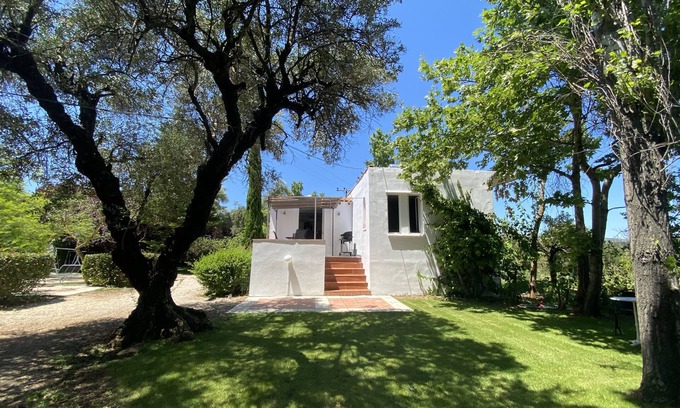 Tsikalaria House | Olivetree is set in our beautiful landscaped gardens close to the pool