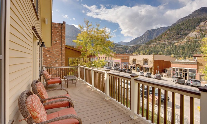 Ouray House | On Main Street: Ouray Getaway w/Mountain Views!