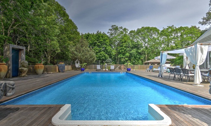 Westhampton House | On Private Lot, Open Floor Concept, Master Bedroom with Hot Tub