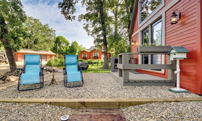Sauk Centre Cabin | On-Site Trail, Fire Pit: Cozy Sauk Centre Retreat!