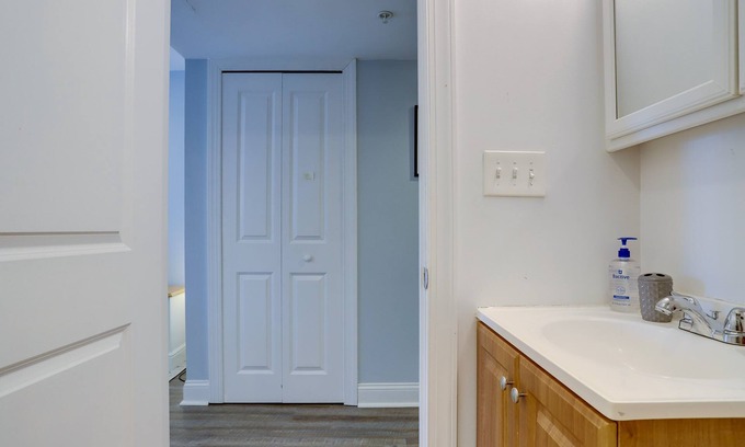 Deanwood Apartment | One bedroom garden level home with free parking and full kitchen