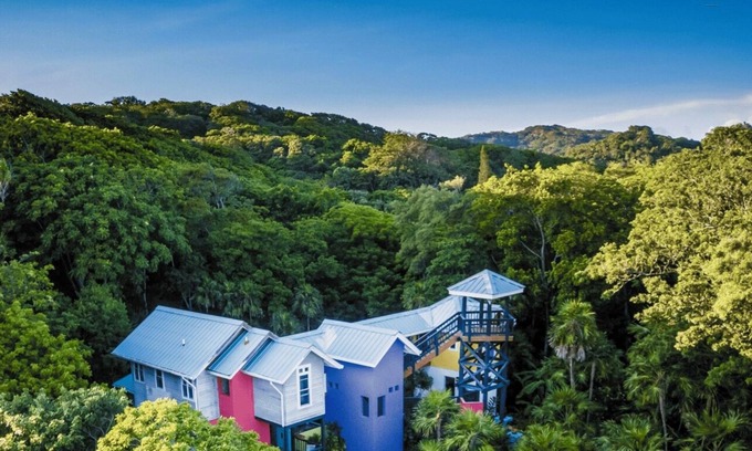 Dixon Cove House | One-of-a-Kind Luxury Treehouse Eco Oasis with Private Beach Access