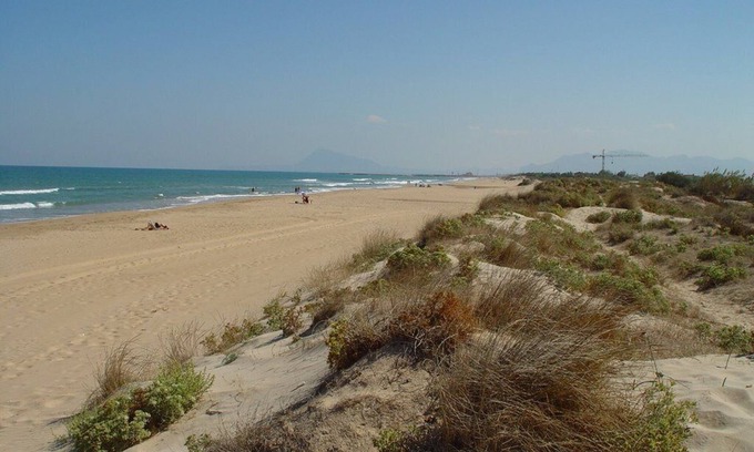 Platja de Piles Apartment | Only 20m to the dune beach, sea views, pool, betw. Oliva and Gandia seafront