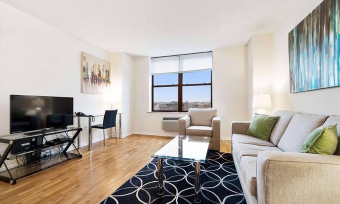 Hoboken Apartment | Onsite Retail & 24hr Gym | Hoboken Waterfront | nr Hudson Square