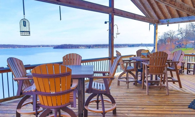 Grove House | Open 4BR Floor Plan w/Awesome View of Grand Lake Huge Deck Great for Families
