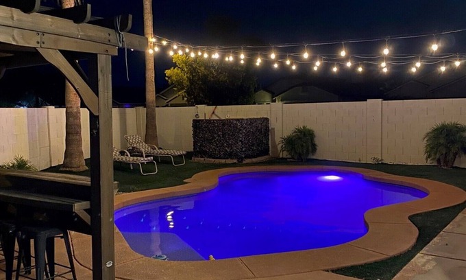 Suncliff House | Open floor plan w/private pool! 2mi to Stadium/Shopping/Food