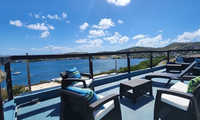 Culebra Pueblo House | Open for business! Large house for up to 16 guests, with spectacular view.