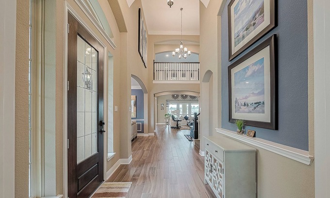 Spring House | Opulent Lakefront Retreat in Gated Golf Community