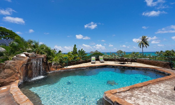 Lanikai House | Orchid House - Pool and Endless Ocean views!