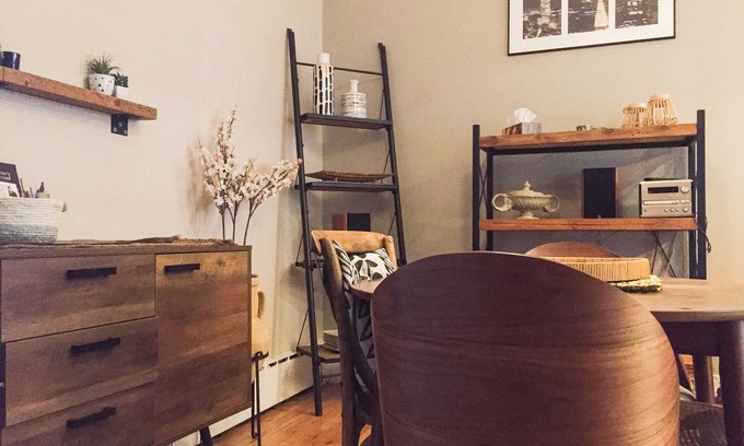 Vieux-Rosemont Apartment | Original Montreal Style