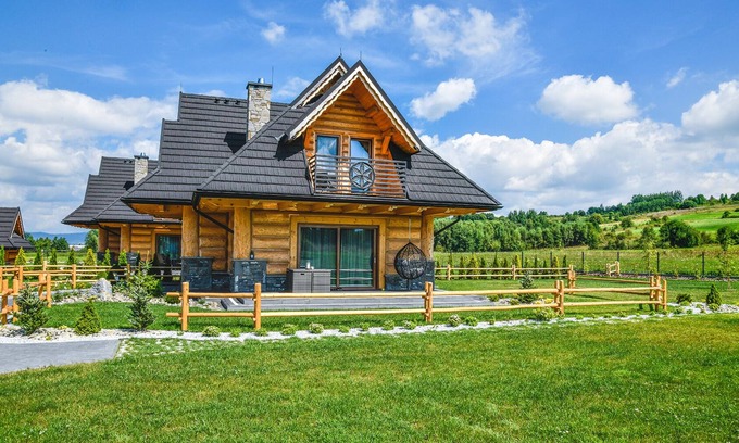Szaflary House | Osada Guty - Luxury Log Cabin with Stone