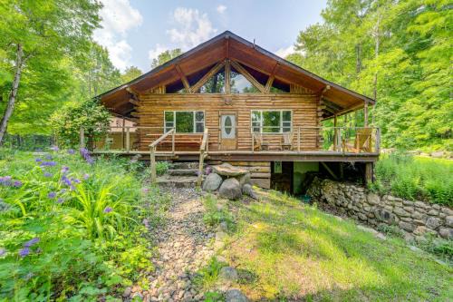 Oswegatchie House | Oswegatchie River Cabin with Kayaks and Fire Pit!