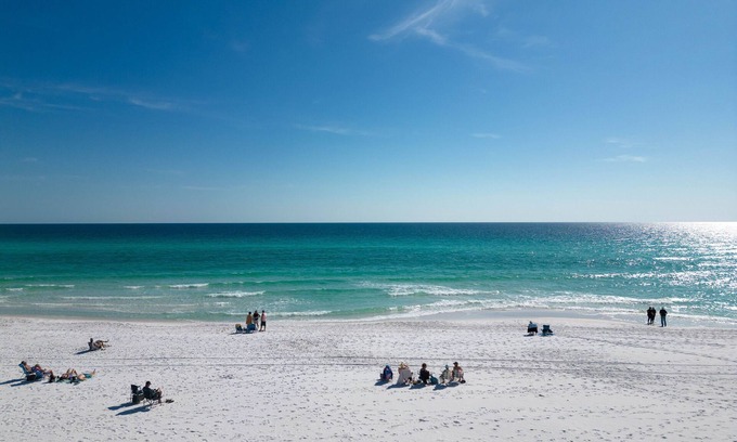 Miramar Beach Condo | Our Happy Place! King bed with hall bunks! Water view from balcony!