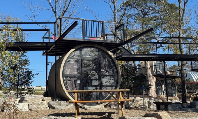 Lancaster Cabin | Our Tubes offer a camping experience for those that love the outdoors but also love a bed.