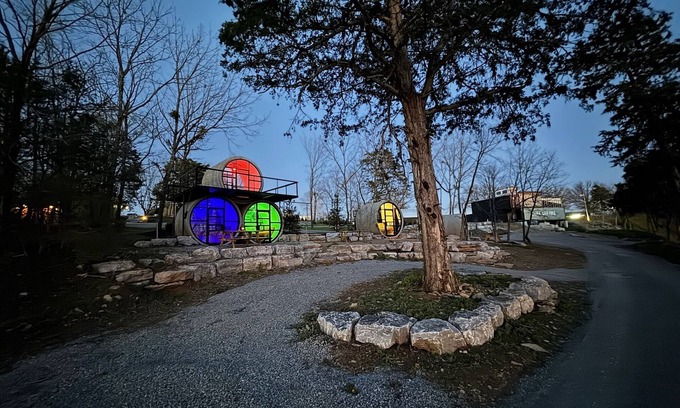 Lancaster Cabin | Our Tubes offer a camping experience for those that love the outdoors but also love a bed.