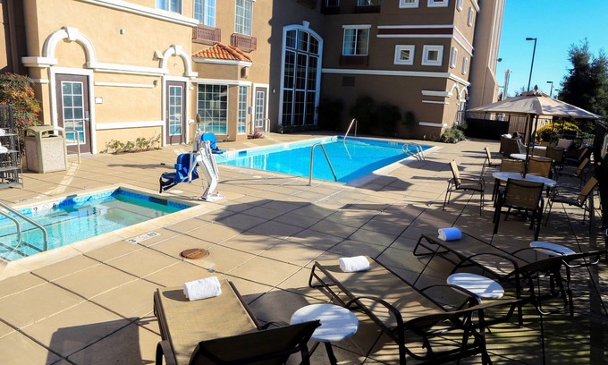 Milpitas Condo | Outdoor Pool & Hot Tub. Free Breakfast. Free Shuttle.