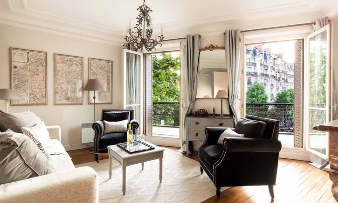Quartier du Gros-Caillou Apartment | Outrageously Romantic with Unobstructed Eiffel Views
