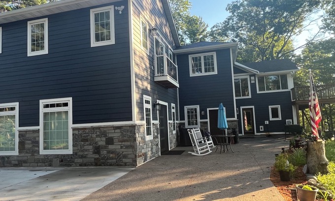 Lake Shore House | Outstanding Home with Amazing Views on Gull Lake with Private Dock!