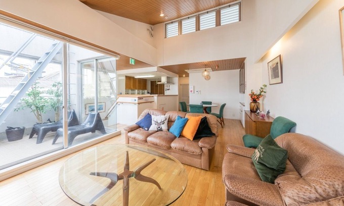 Chuo House | Over 120SQM 3BDR w JPNs TeaRoom - Tylers Vacation Villas Osaka Castle/Osaka Ōsaka