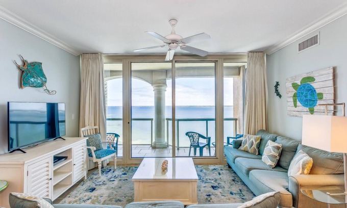 Pensacola Beach Condo | P2-1409 2B Island View @ Portofino! Great Fall Rates!