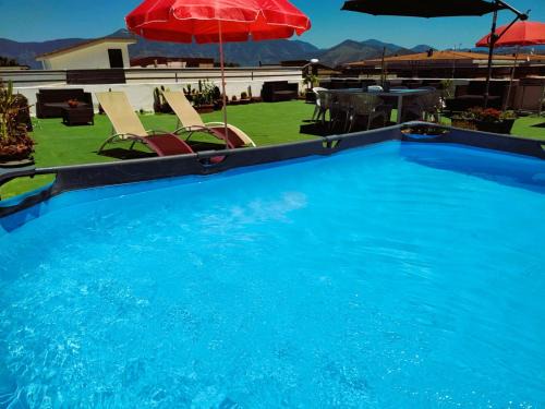 Sant'Egidio del Monte Albino House | Palazzo Di Donna panoramic terraces and private parking strategic to Amalfi Coast, Pompei, Napoli