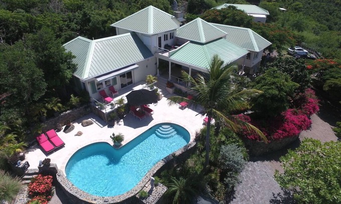 Oyster Pond Villa | Palm Paradise - Tropical Villa in Oyster Pond