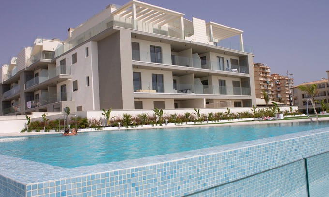 Torrox Costa Apartment | Panorama Beach, Apartment in 1st line of the beach. Best climate in Europe