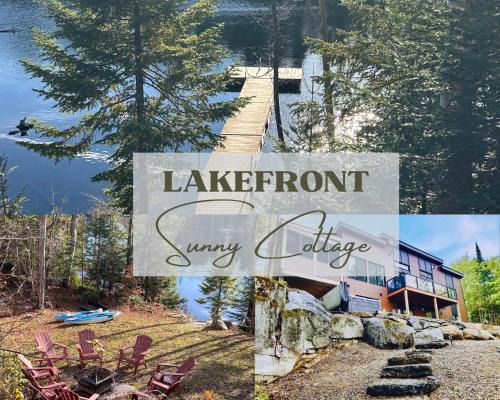 Chertsey House | Panoramic Lakefront Chalet with Hot Tub & Firepit