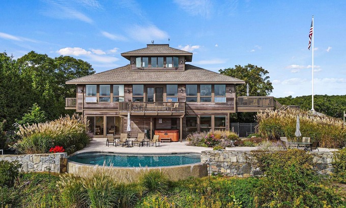Charlestown House | Panoramic Ocean Views with a Heated In-ground Pool