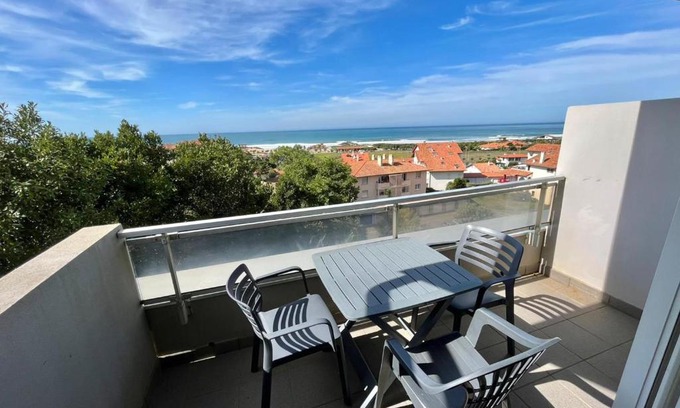 Anglet Apartment | Panoramic ocean view - Parking