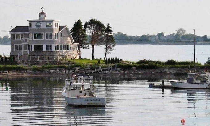 Mid-Coast and Islands House | Panoramic Oceanfront Views Of Garrison Cove, Wills Gut And Casco Bay