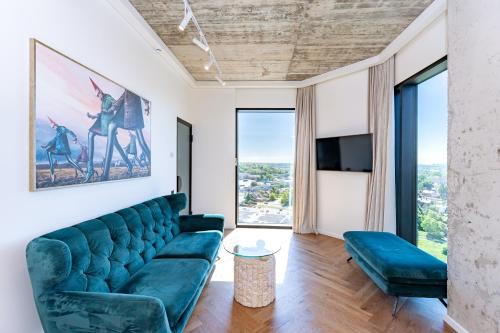 Kaunas Apartment | Panoramic View 1 BD Apartment by Domvia