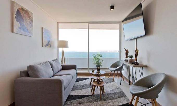 Concon Apartment | PANORAMIC VIEW 180º BAHÍA DE CONCÓN, FROM A FLOOR 19!
