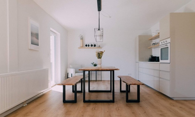 Traunkirchen Apartment | Panoramic view from above