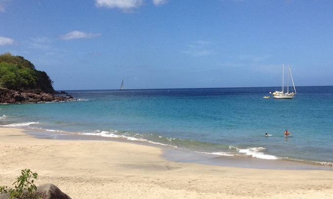 Deshaies Cottage | Panoramic view of the Caribbean Sea, 5 mins walk from Leroux beach