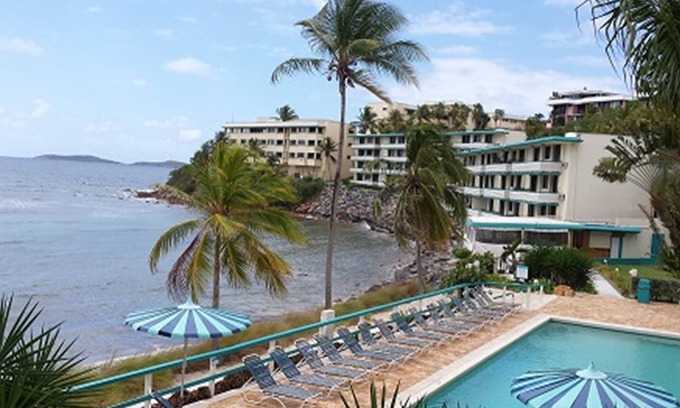 Bolongo Bay Condo | Panoramic Views await you at our studio ocean front Studio on Bolongo Bay.VI