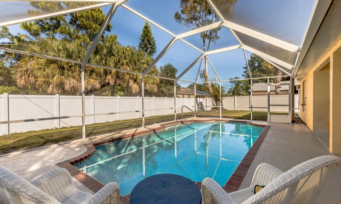 Sebastian Highlands House | Paradise Bliss! Heated Pool, Boat Parking, Fenced Yard, Near Beaches!