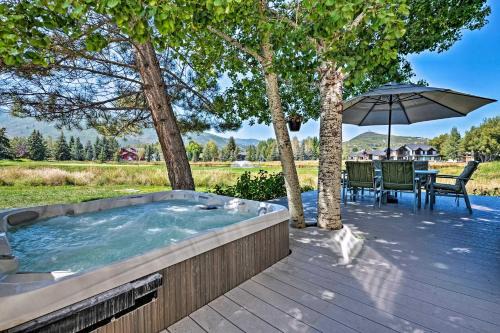 Park Meadows House | Park City Townhome with Hot Tub and Mountain Views!