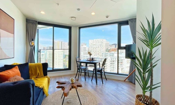 Newton Apartment | Parkside Air-con Studio on Queen St - Pool & Gym
