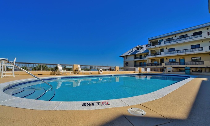 Mexico Beach Condo | Partial Gulf Views, Covered Parking, Pool, HotTub!