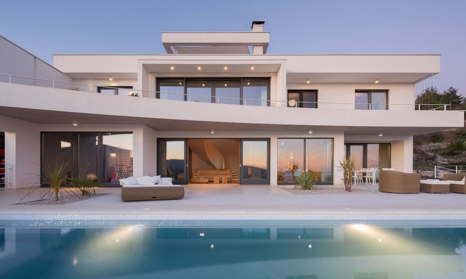 Rabac Villa | Passive and designed villa near the beach, with sea view and pool
