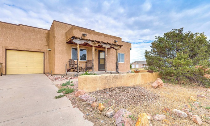 Pueblo West House | Patio & Mtn Views: Home 5 Mi to Pueblo Reservoir