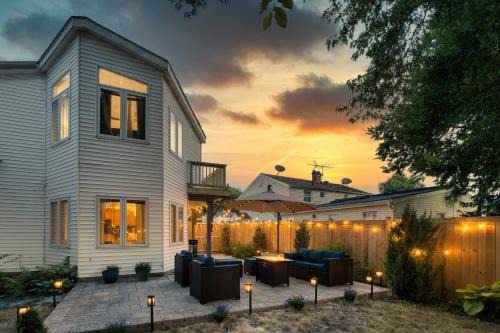 Arlington House | Patio Paradise Stylish 3BR Home with Gaming Room