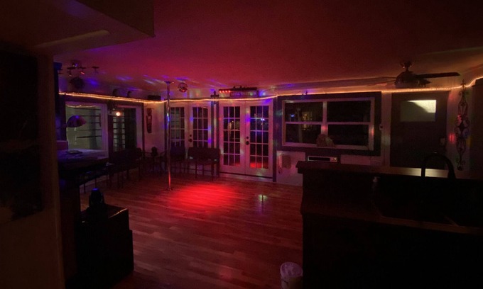 Willow Meadows/Willowbend Area Condo | Pavilion with huge deck private event space birthday music dancing